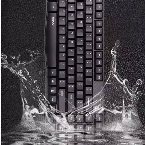 雷柏rapoo商务X120K130二手键静音迷你键盘编程打字游戏USB脚支架