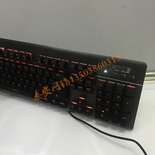 刀锋AXE 单色纯光插拔青轴游戏电竟机械键盘k20170300983网伽吃鸡