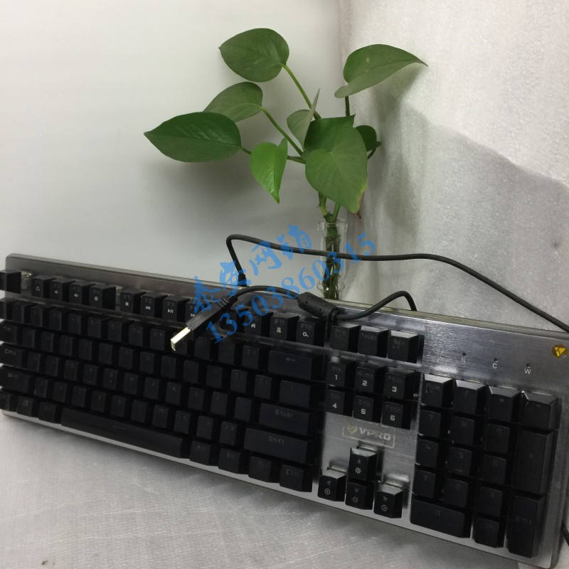 雷柏机械手感背光游戏悬浮键帽