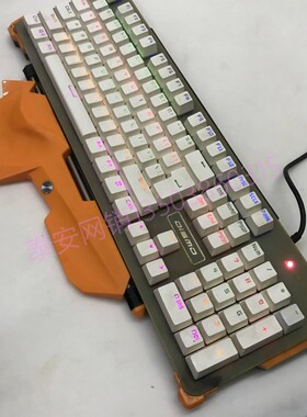 DISMO/迪士摩 J587 防水防尘 移动可调手托 背光多彩插拔机械键盘