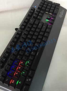 顺网i-cafe mavin sw-k06j 机械键盘 电竟游戏青轴背光键帽插拔轴