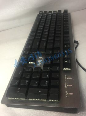 富勒防水彩色背光青轴机械键盘