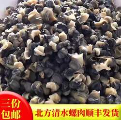石螺肉田螺肉螺丝肉新鲜螺蛳肉手工挑制真空包装1斤一份3斤包邮