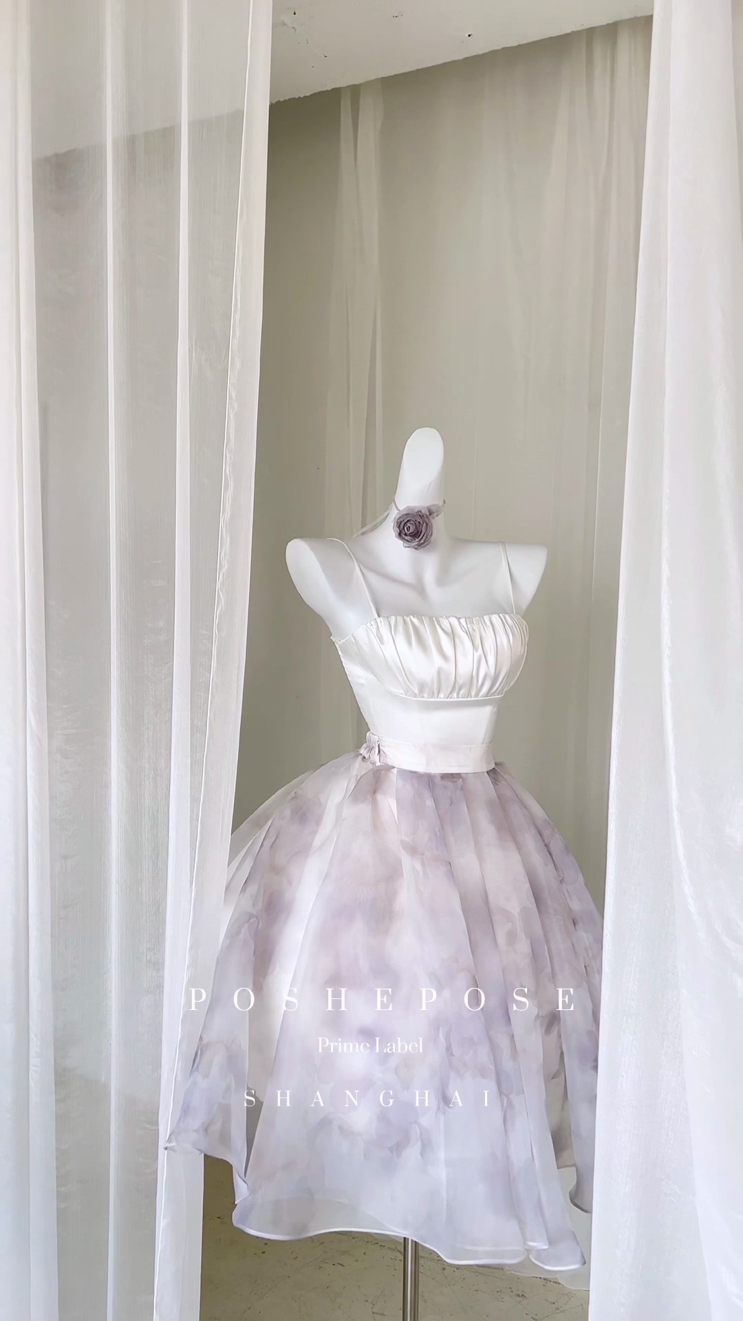 【现货】POSHEPOSE高定如心 春熏罗兰