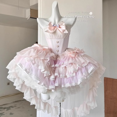 高定如心入梦芭蕾现货连衣裙