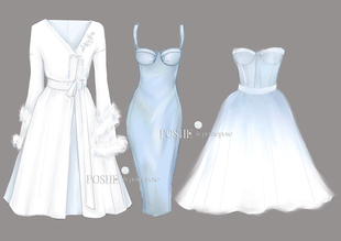 【现货】POSHEPOSE高定如心奥德丽浮光圣彼得与一封情诗短外套