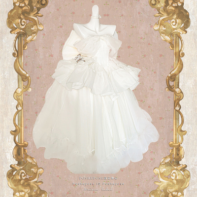 贝er千金芭蕾风大套连衣裙