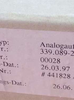 咨询Kuka 339.089-296 库卡全新模拟量模块 For议价