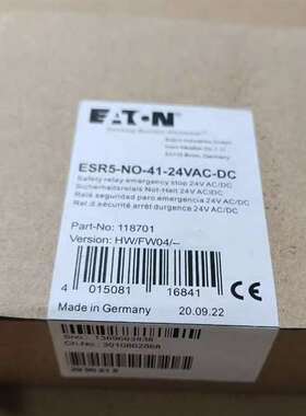 咨询伊顿穆勒安全继电器ESR5-NO-41-24VAC-DC 议价
