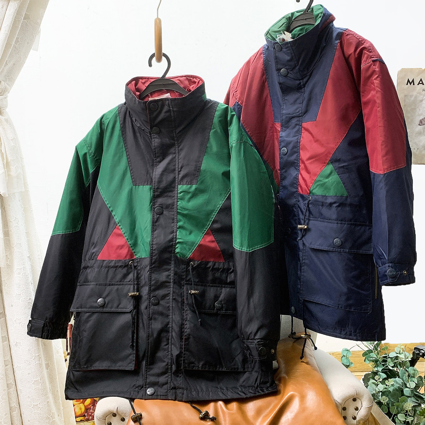 连帽冲锋衣夹克大码男装棉衣外套