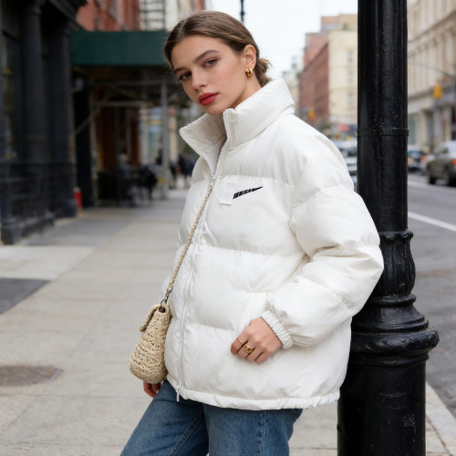 休闲运动棉衣棉服女秋冬