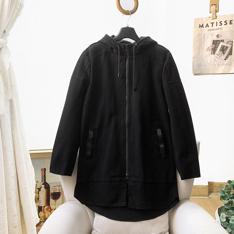 无假期的人】撤柜单~舒服平滑~中性帅气连帽毛呢大衣男装外套秋冬,男装,毛呢大衣,淘宝优惠券,粉丝福利购,淘宝优惠卷