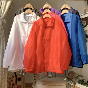 大码日单~男女穿~轻薄款运动风衣外套/防风防雨户外登山服/防晒衣