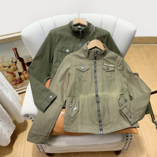 公司单 1棉 酷帅美式 外套军旅夹克女春秋 无假期 休闲工装 人