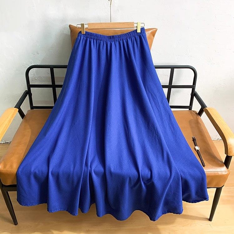 半裙棉麻中长裙大摆裙文艺