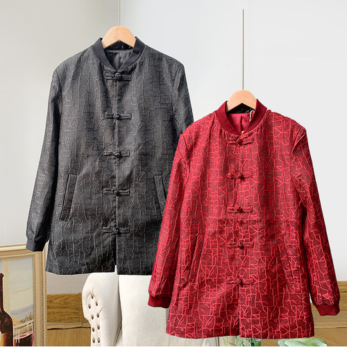 厚实结实秋冬中式男装中国风唐装