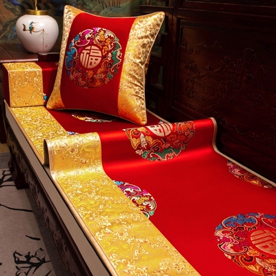 新中式沙发套罩巾四季通用盖布