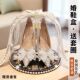 盒结婚婚鞋 套圈婚鞋 盒子带锁婚礼藏婚鞋 水晶盒结婚接亲游戏道具