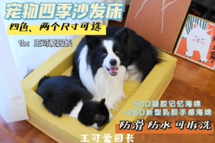 petmassive夏季宠物狗狗深睡狗窝凝胶微凉感沙发床四季可用可拆洗