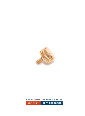 TZB优选 尾拖盖专用手拧螺丝/镀钛尾顶稳定螺丝（35长度）