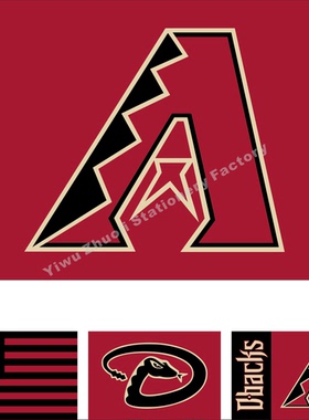 MLB亚利桑那响尾蛇旗帜美国职业棒球Arizona Diamondbacks Flag