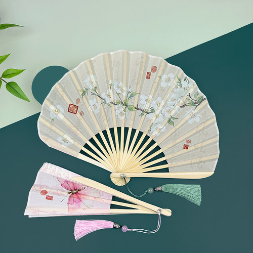 木木夕原创小巧便携贝壳扇