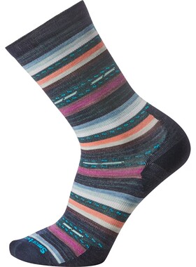Smartwool Everyday Margarita美国产休闲彩色条纹薄美利奴羊毛袜