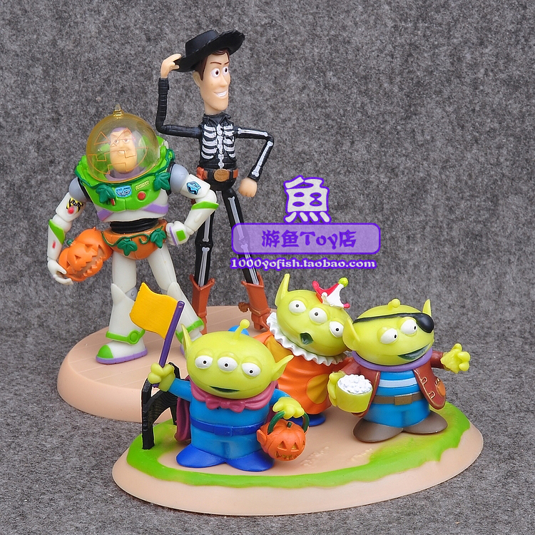 玩具总动员万圣节蛋糕装饰公仔
