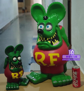 疯狂老鼠芬克RatFink潮玩卡通存钱罐摆件手办玩偶玩具模型礼物