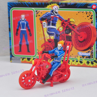 正版Marvel Legends 3.75寸恶灵骑士摩托套装可动人偶玩具手办