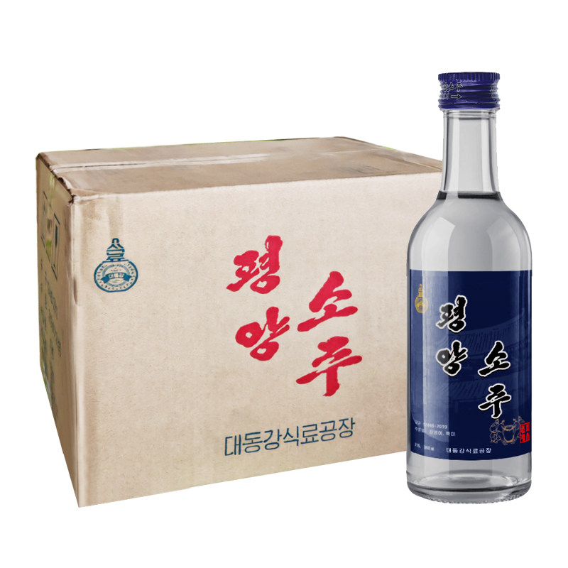 朝鲜原装进口 平壤烧酒饮米蒸馏酒360mlx20瓶装 25度整箱