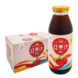 新疆特产升旗红枣汁310ml 15瓶装 50%含量果汁饮料果味饮品整箱