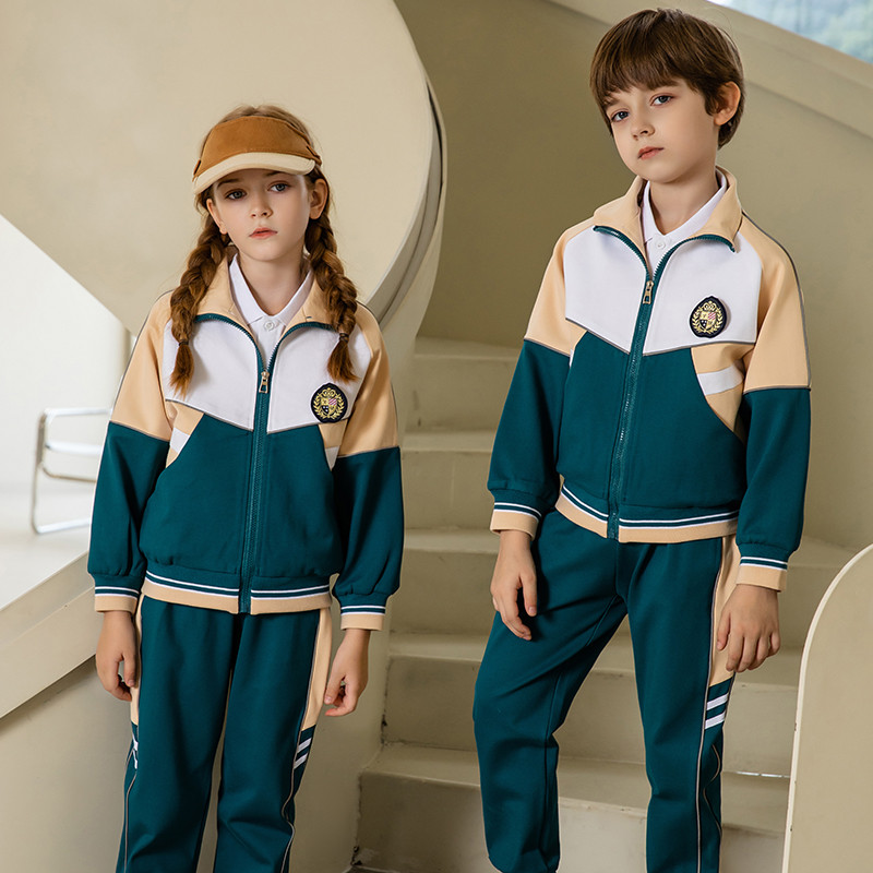 小学生班服春秋款三件套幼儿园园服运动会秋装儿童一年级校服套装