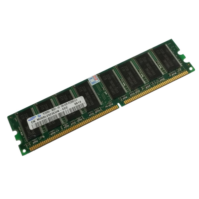三星DDR400 1G臺式機內存條SAMSUNG PC3200U兼容333 266 1GB 一代
