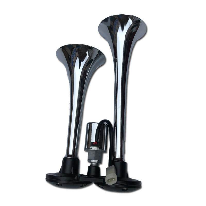 瑞立正品气喇叭大货车通用型24付高低音双管喇叭防水防震超响汽笛