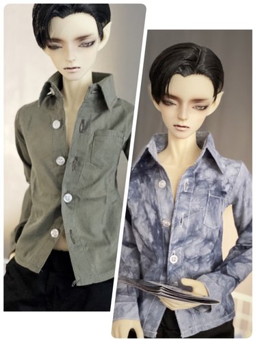 休闲军绿色bjd娃娃