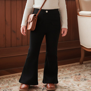 女童公主喇叭裤春装2026新款外贸儿童裤子春秋季女宝宝单裤休闲裤