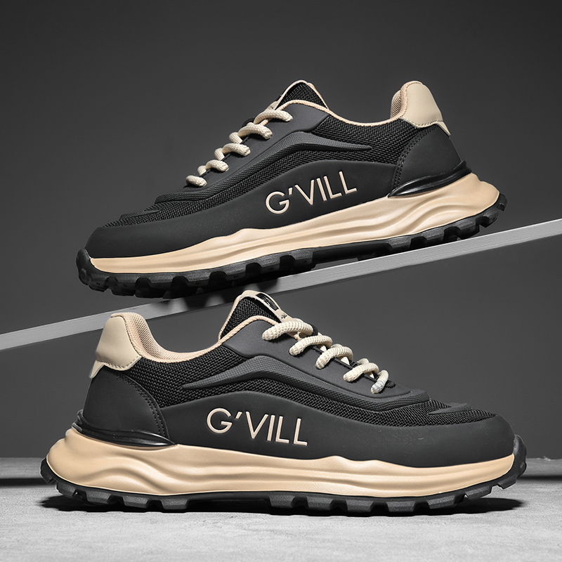 G'VILL贵之步时尚潮鞋轻便舒适秋冬新款男鞋透气百搭运动休闲鞋