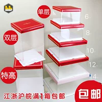 Коробка, двухэтажный фондан, 6 дюймовая, 8 дюймов, 10 дюймов, 12 дюймов, 14 дюймов
