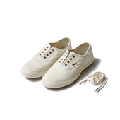 两穿宽楦橡胶底帆布鞋 国棉壹厂复古网球小白鞋 男女同款 轻便透气