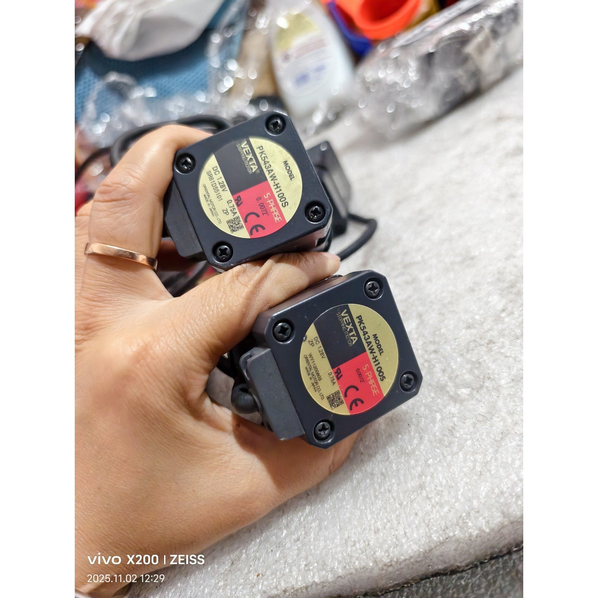 VEXTA东方步进电机PK543AW-H100S,实物拍摄,议价产品