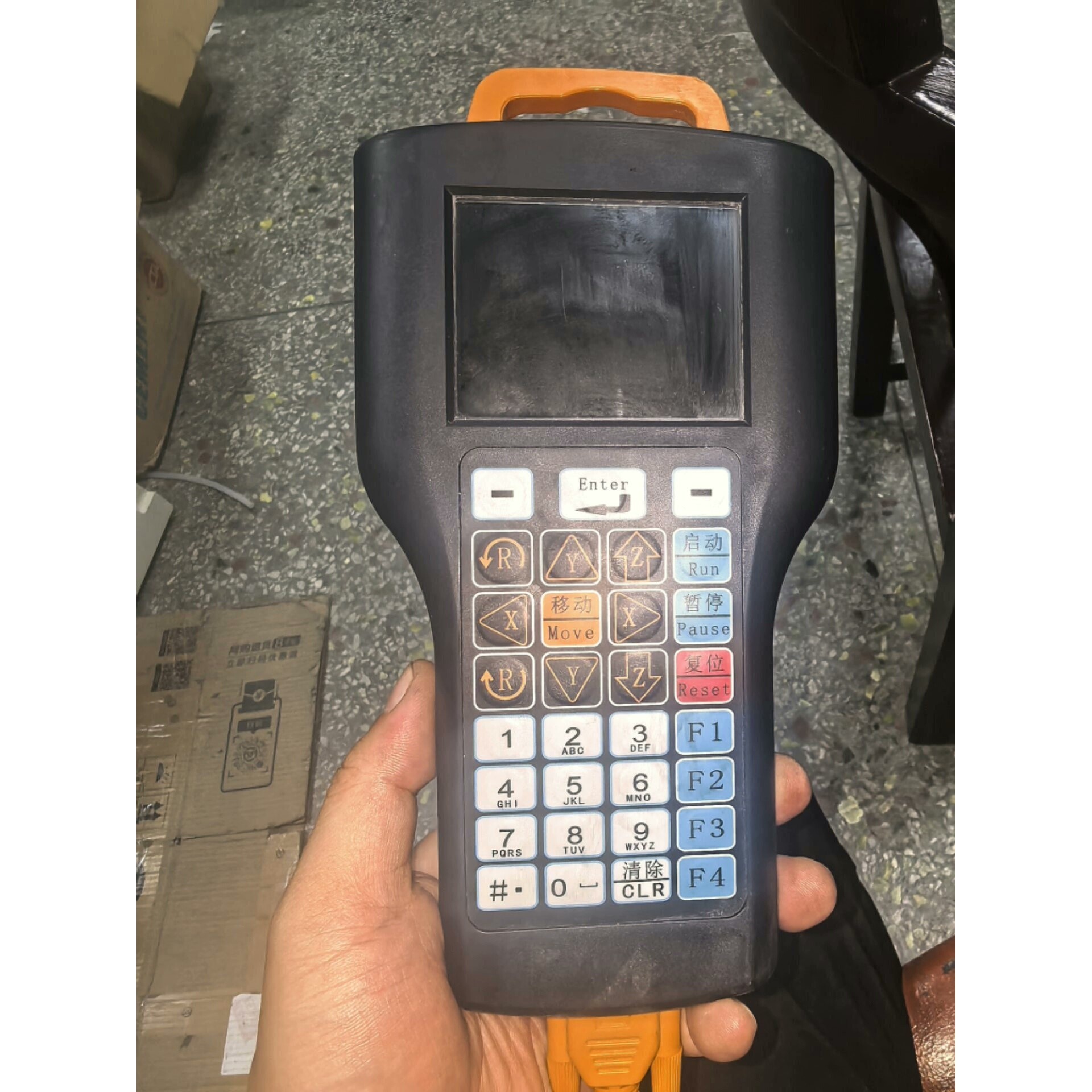 三轴点胶机V7版控制系统手柄.实物实拍.功能正常通电开机.二议价