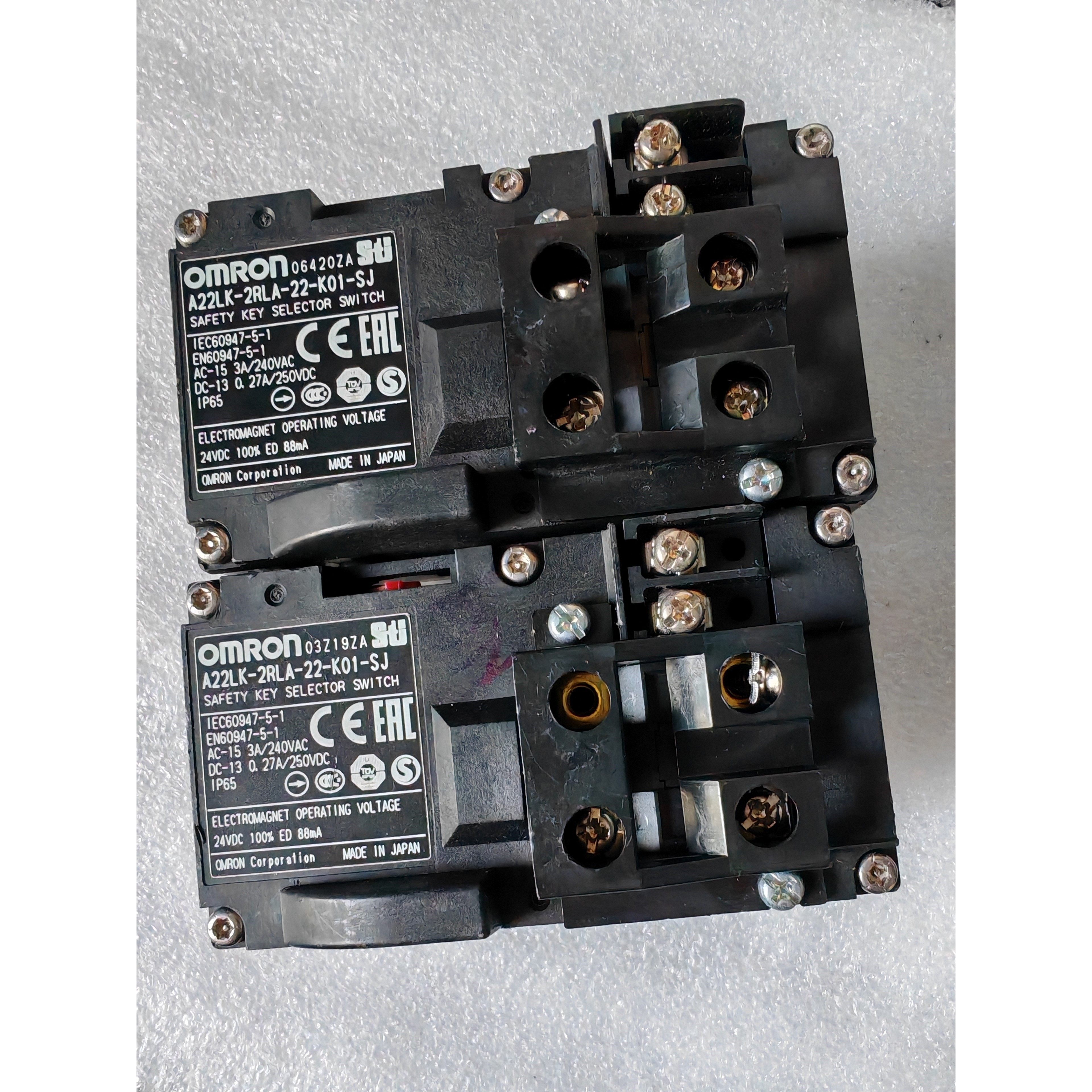 安全钥匙锁A22LK-2RLA-22-K01议价产品