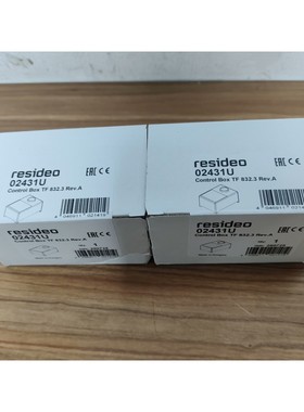 全新Resideo控制箱02431U,型号TF 832.3议价产品