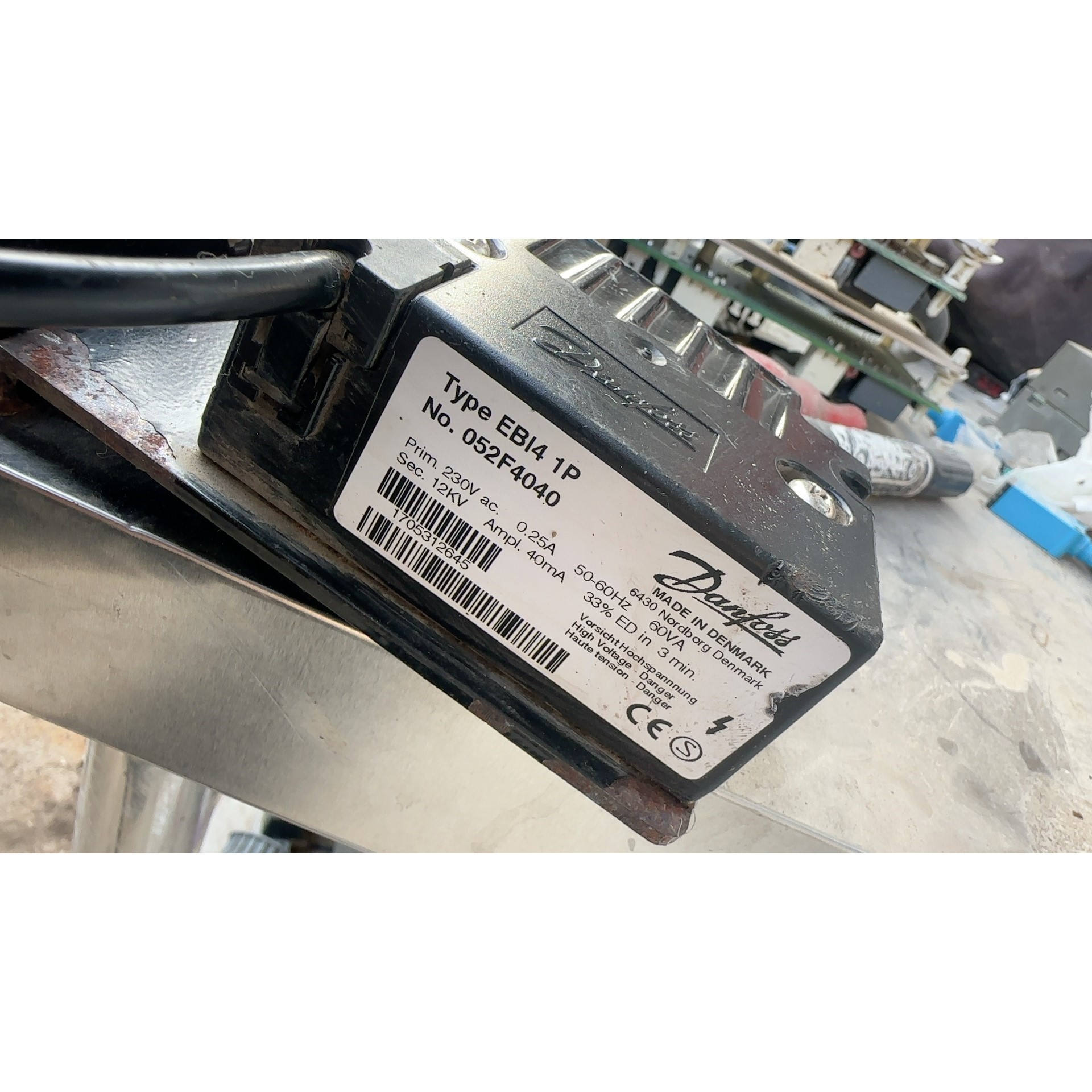 丹佛斯点火变压器EB14   1P   052F4040设备议价产品