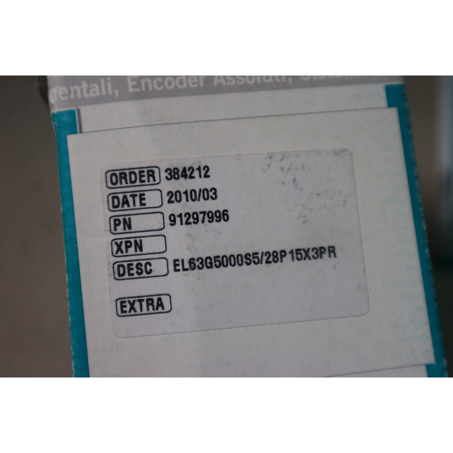 原装 意尔创ELtra 编码器 EL63G5000S5/28P15X3PR  现货议价产品