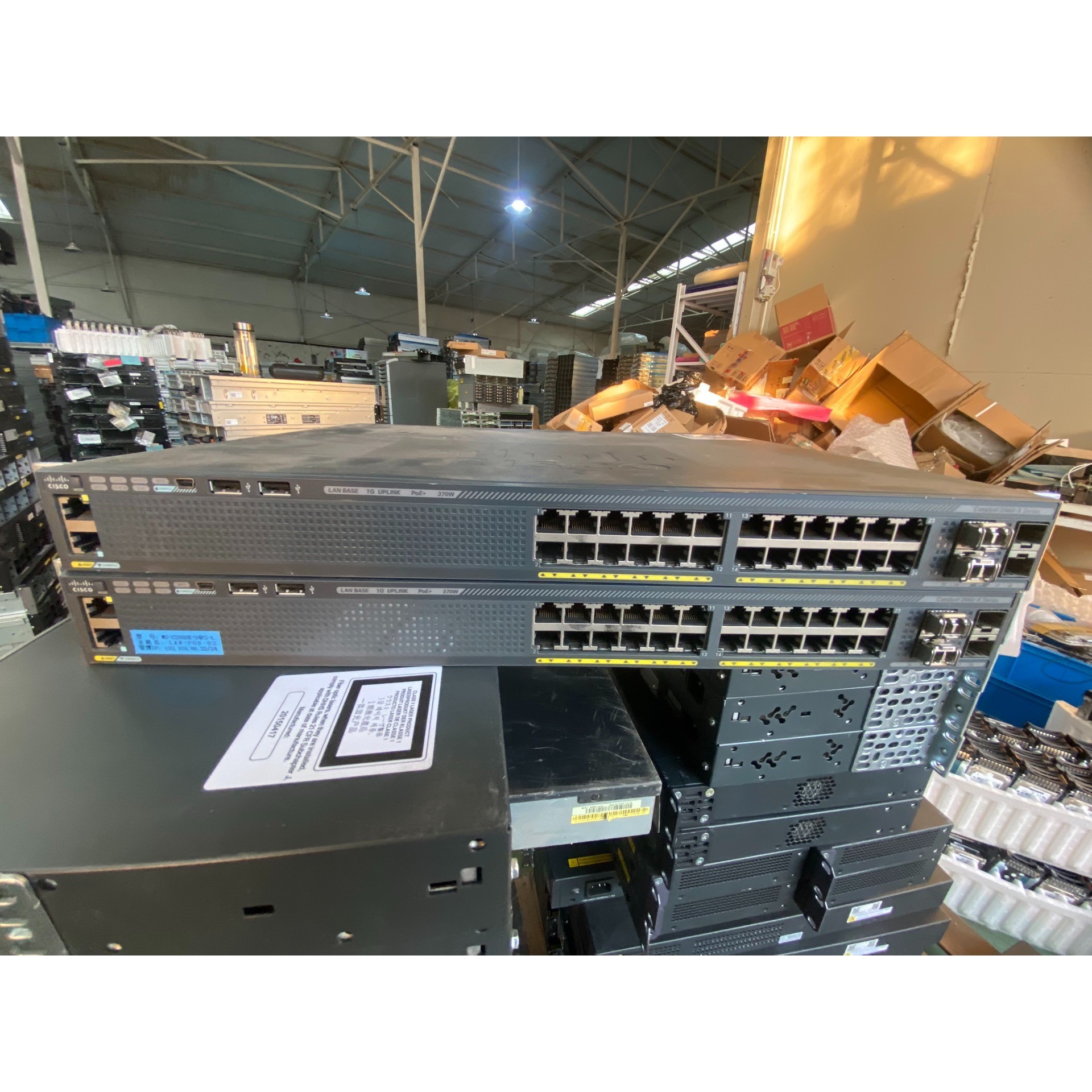 思科Cisco WS-C2960X-24PS-L 全千兆交换议价产品