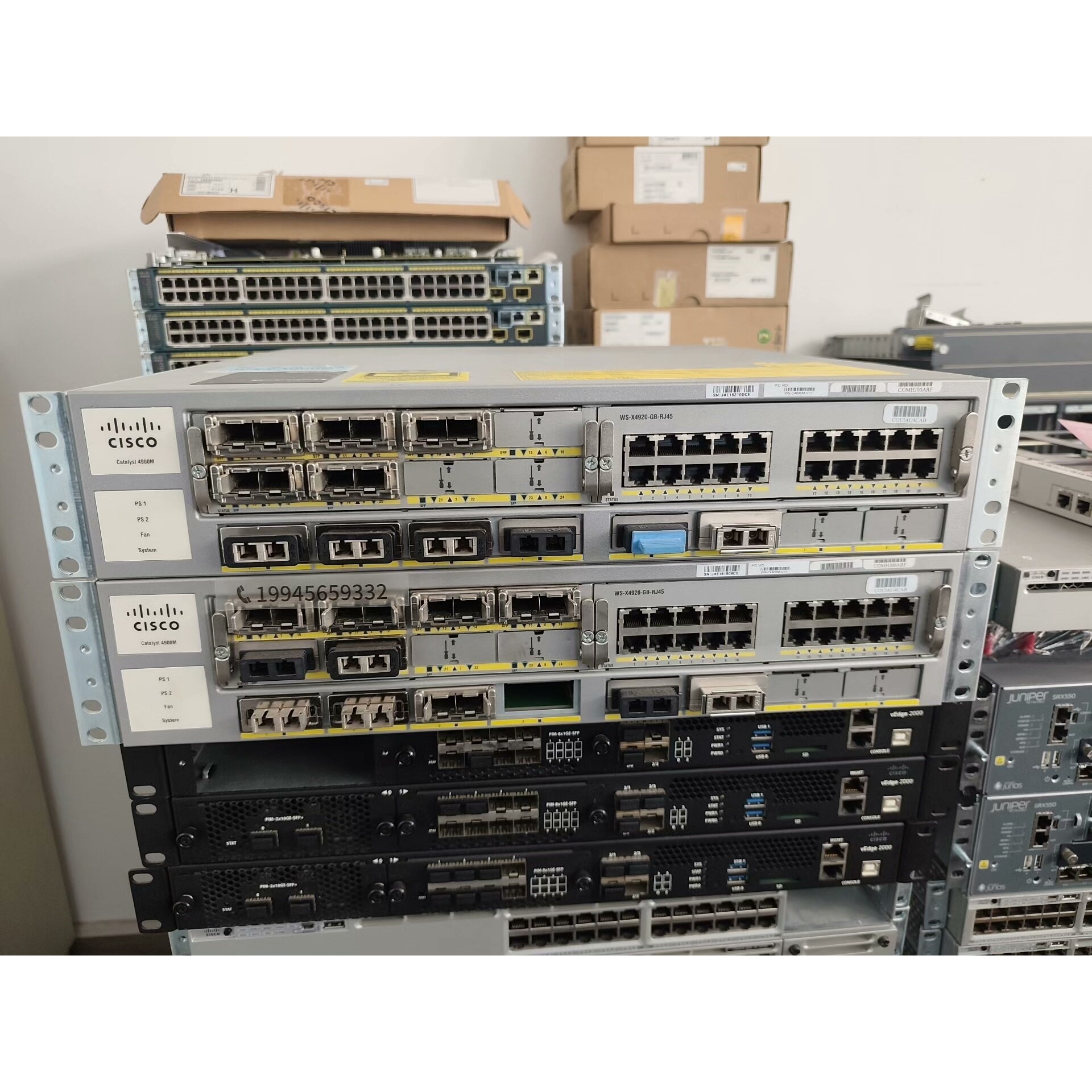 思科WS-C4900M 8口万兆交换机,含PWR-C49M-议价产品