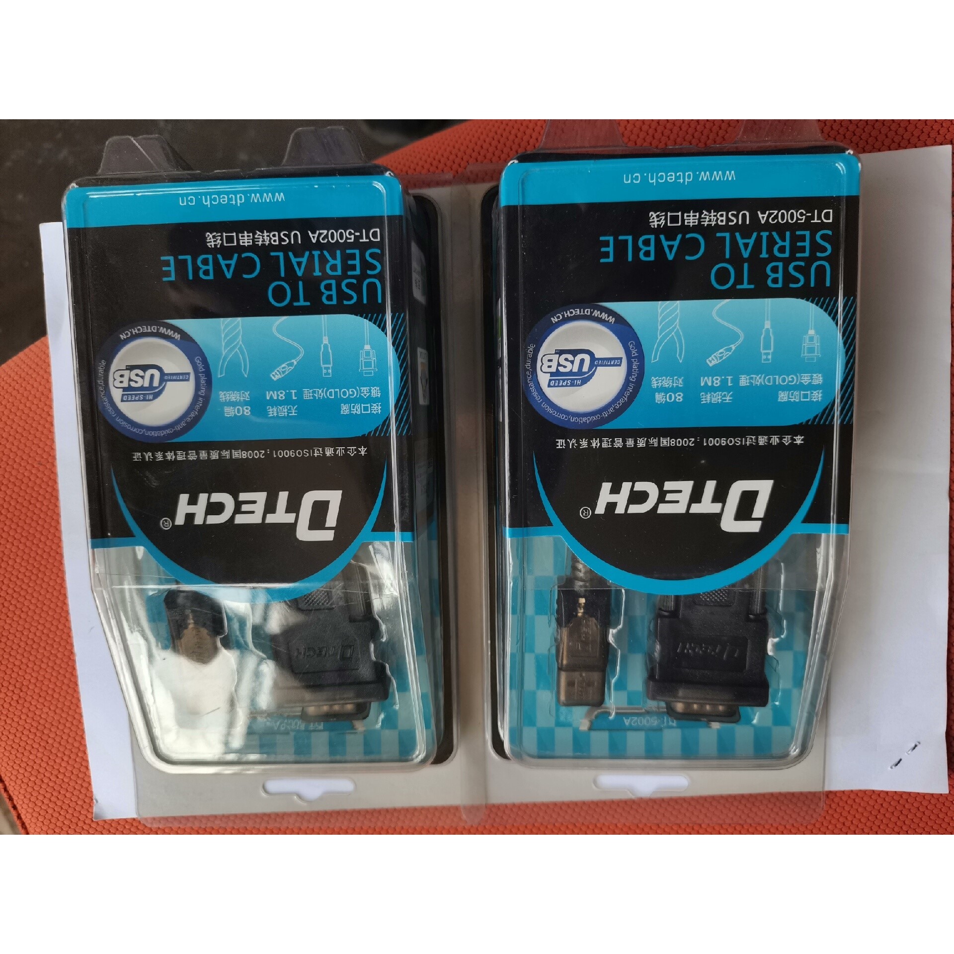 DTECH帝特DT-5002A USB转串口线,全新,议价产品