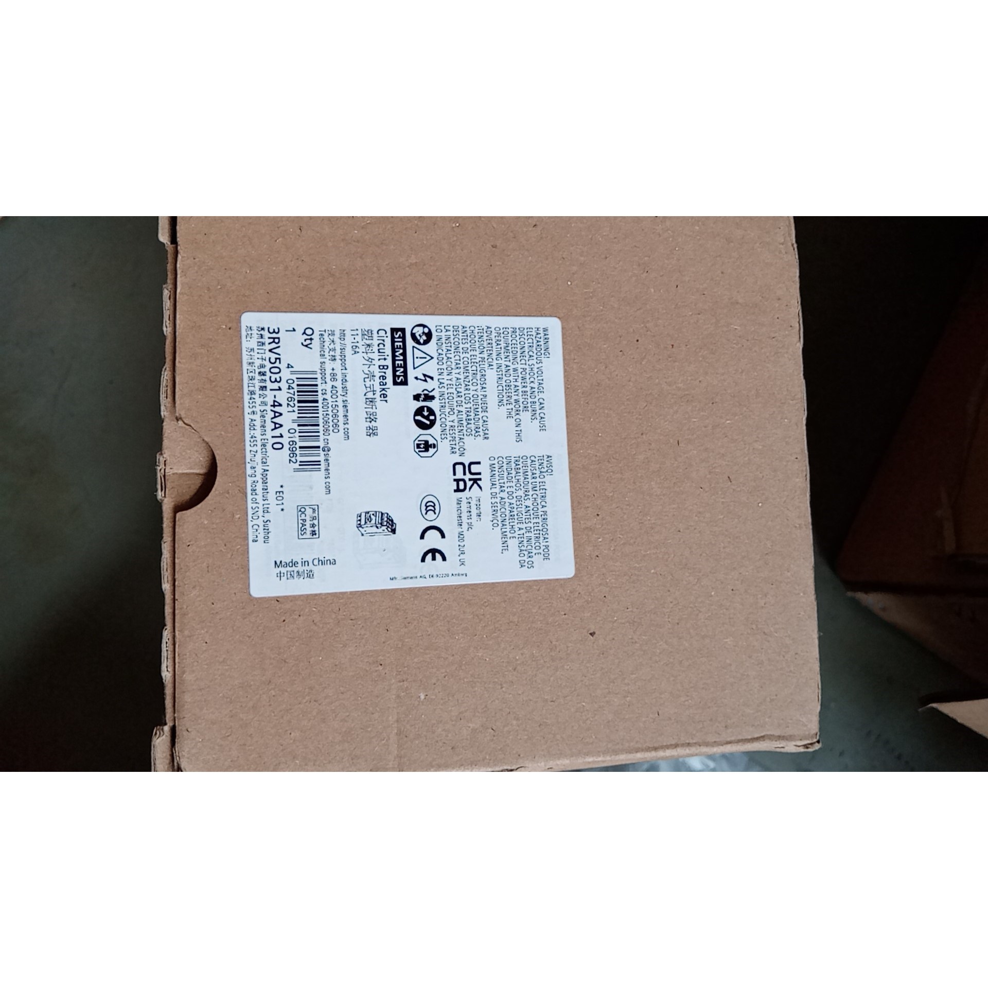 【出清】断路器 3RV5031-4AA10议价产品